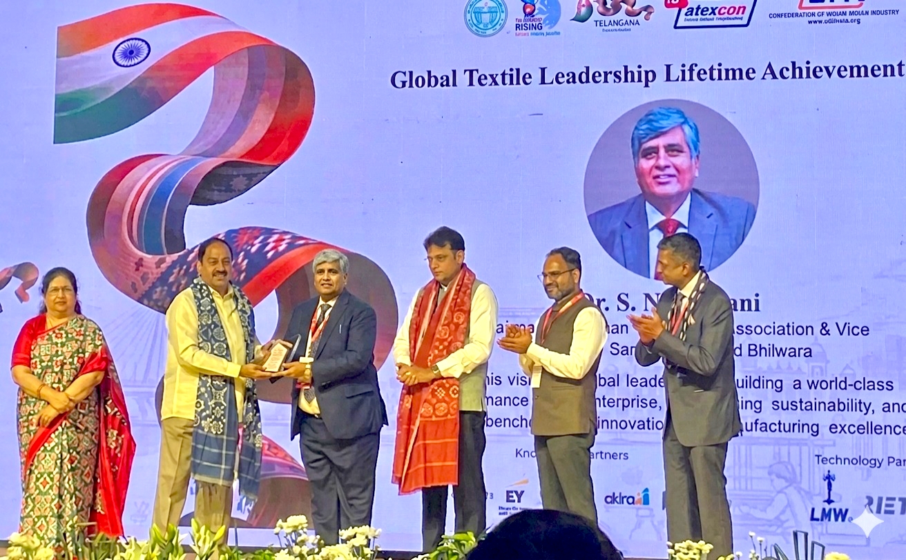 डॉ. एस. एन. मोदानी को ग्लोबल टेक्सटाइल लीडरशिप&hellip;